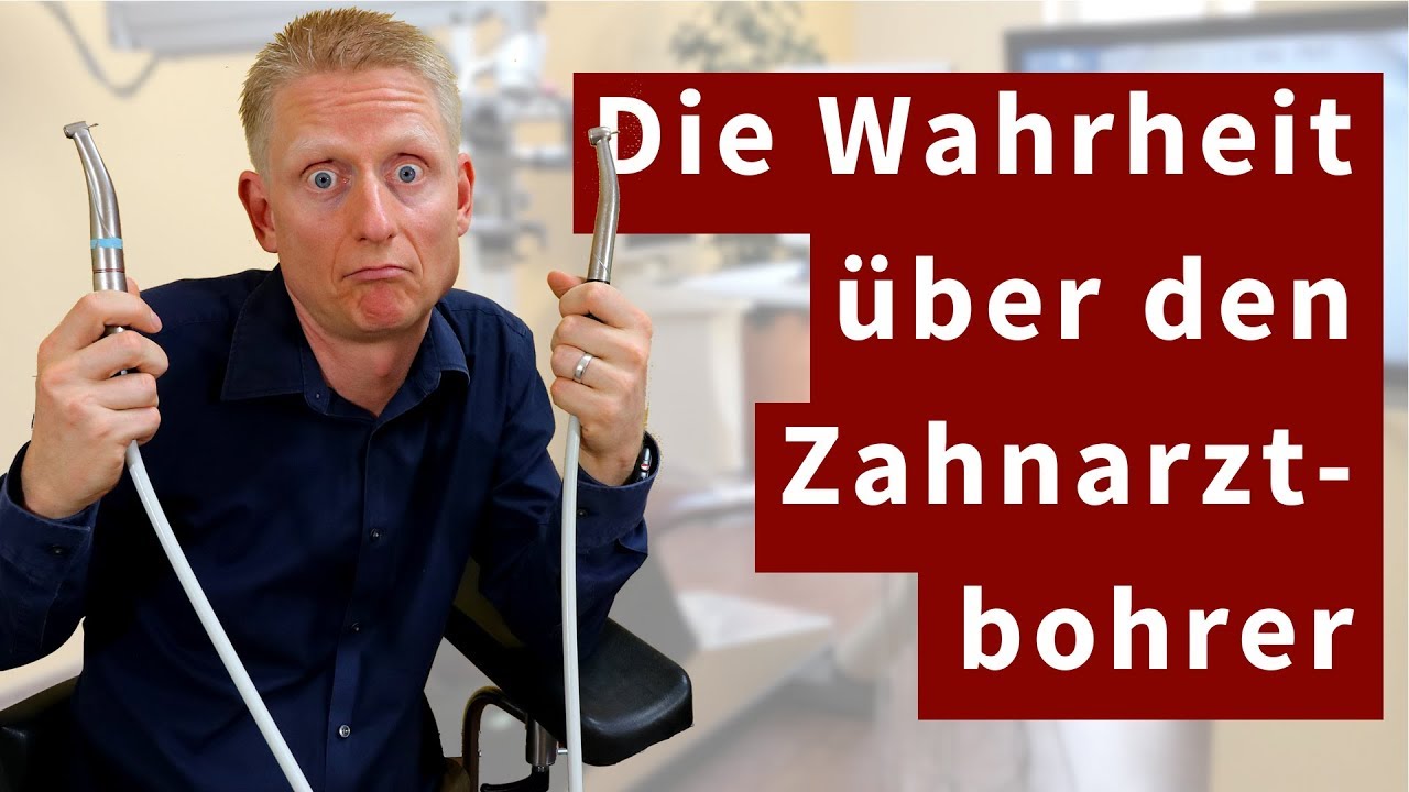 Die nüchterne Wahrheit über das Bohren beim Zahnarzt