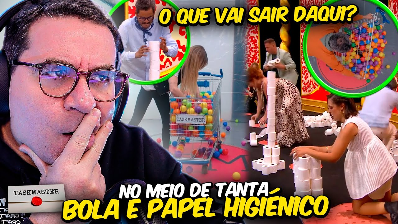 RIC REAGE | TASKMASTER PT 🇵🇹  | T3 | EP 4 | PT 3 | BOLAS E PAPEL HIGIÉNICO