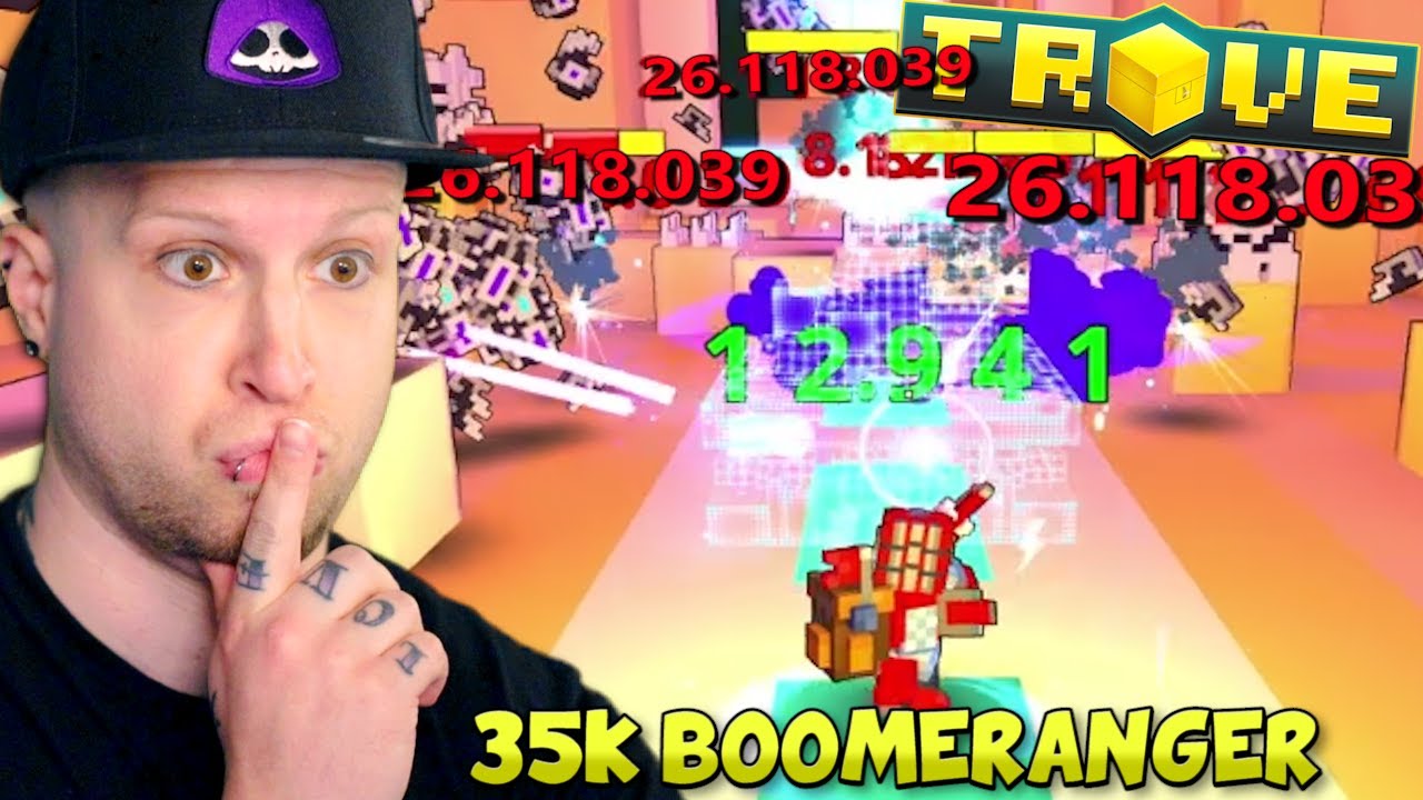 Trove 35k Power Rank Boomeranger U10 & Delves Gameplay