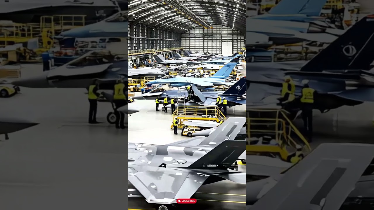 🏭 Fighter Jet Factory | Building the Next Generation of Military Aircraft