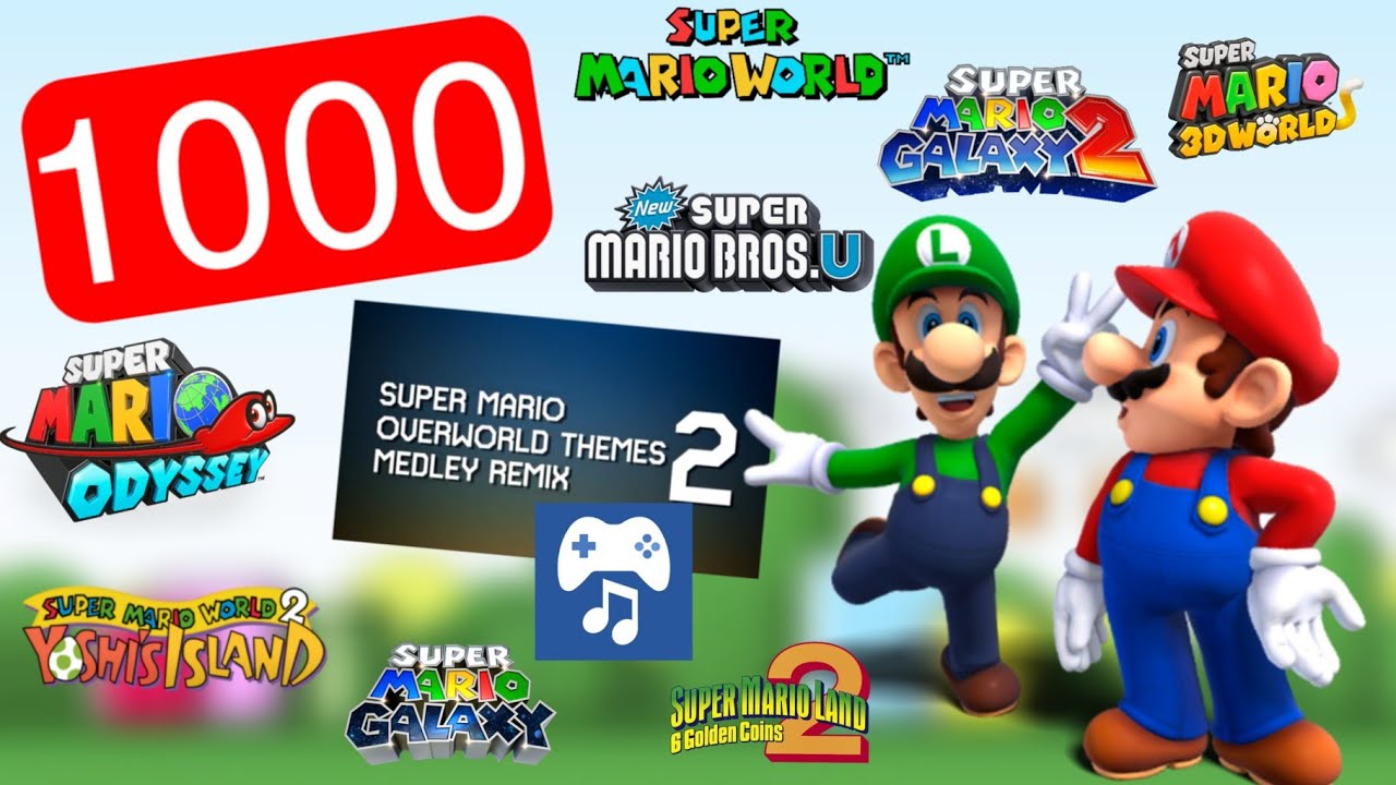 [1000 SUBS SPECIAL 1/2] Super Mario Overworld Medley Mashup ! (L.F.T+Originals)