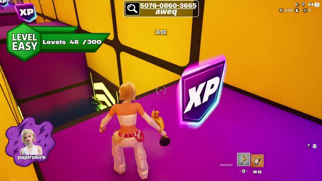 Fortnite ✨ Easy Default Parkour 300+ Levels ✨ [AWEQ] 