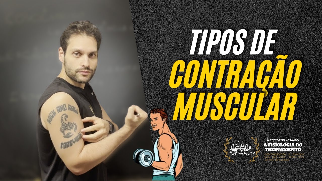 TIPOS DE CONTRAÇÃO MUSCULAR - Concêntrica, Excêntrica e Isométrica