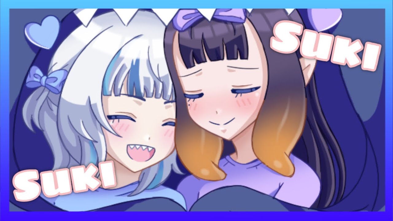 Gura and Ina being 𝐟𝐥𝐢𝐫𝐭𝐲 on stream