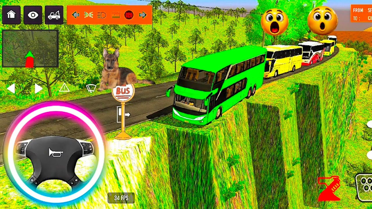 New Express Bus Vs Bullet Train - 3D Driving Class 2026 - 3D Driving Class Game - Car Game