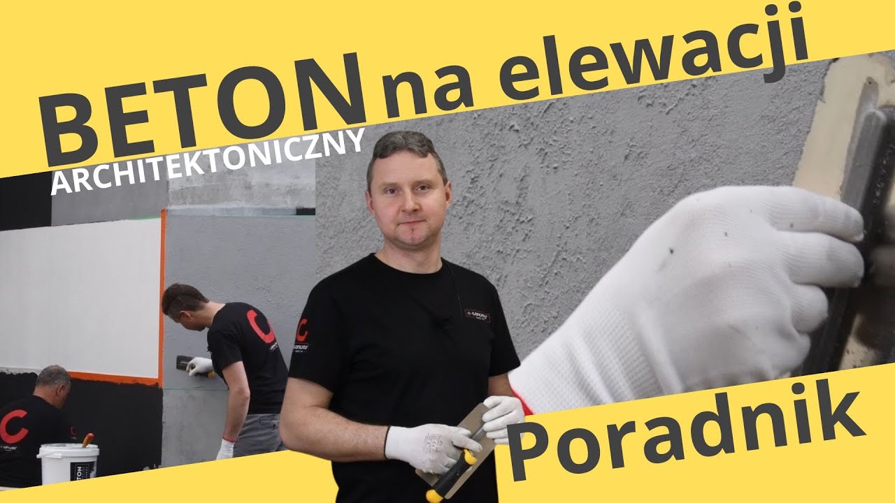 BETON ARCHITEKTONICZNY na ELEWACJI - Poradnik krok po kroku. Tynk zewnętrzny polimerowy - Instrukcja