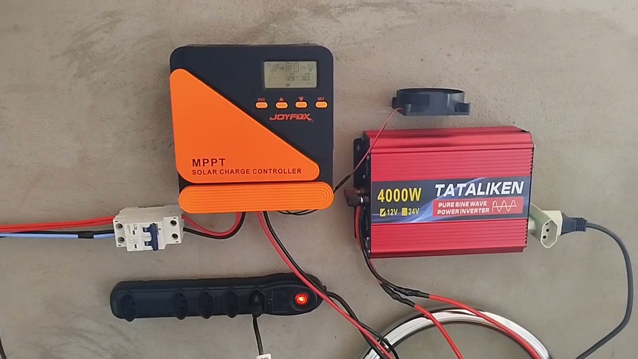 Inversor TATALIKEN 4000W e Controlador JOYFOX MPPT 40 amperes.