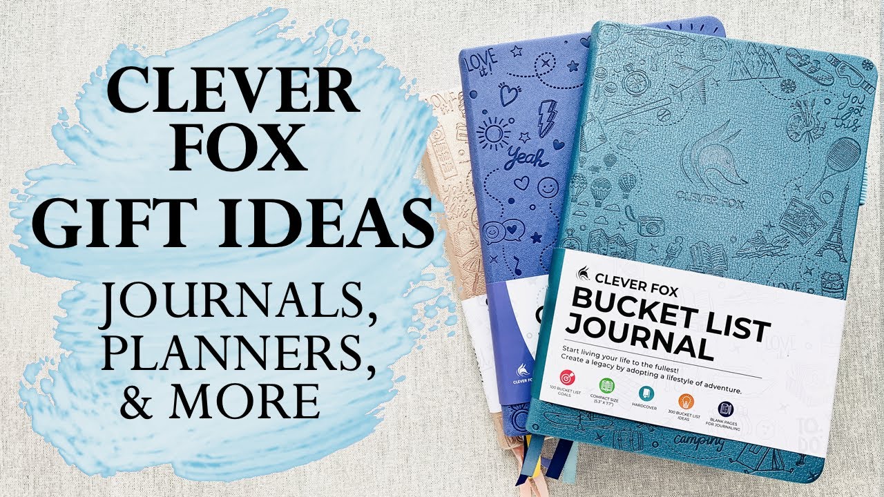 7 CLEVER FOX GIFTS | PLANNERS & JOURNALS + 10% OFF Code