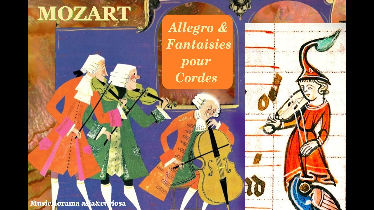 MOZART -  Allegro & Fantaisies  pour Cordes - Trio à Cordes français