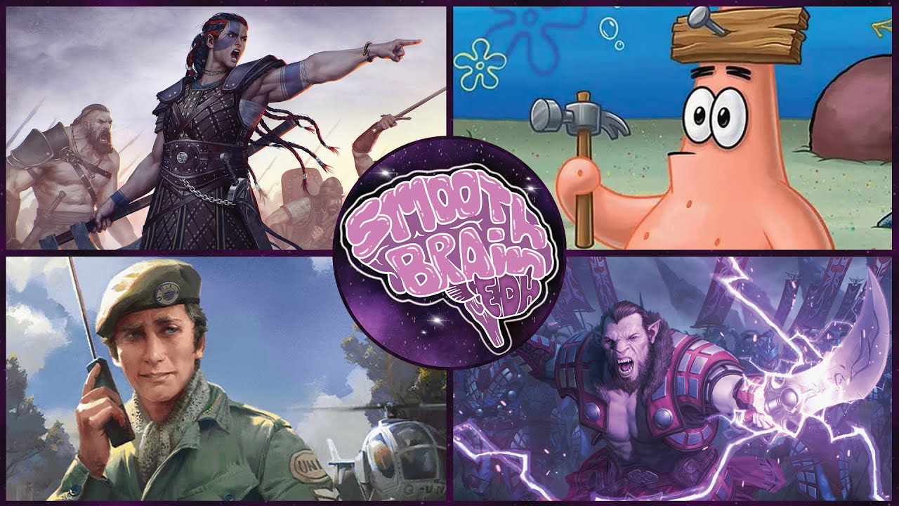 Saskia vs Patrick Star vs Sergeant John Benton vs Zurgo | EDH Gameplay | Smooth Brain EDH