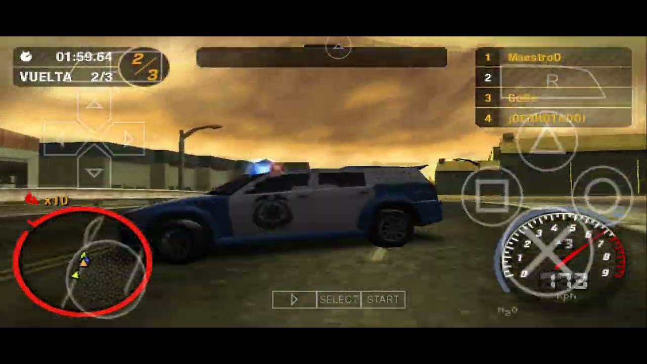 Carrera difícil, necesito revancha. #needforspeed#ppsspp#carracing#gamingcommunity#chevrolet 