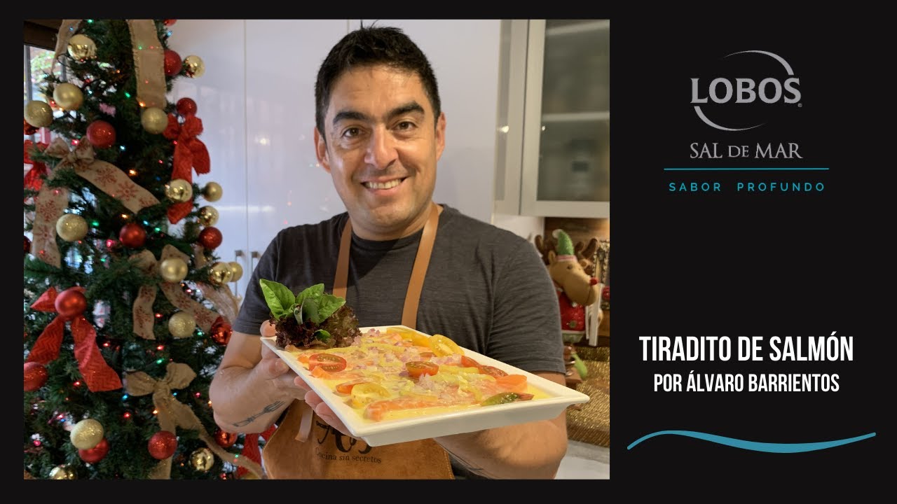 TIRADITO DE SALMÓN por @AlvaroBarrientosMontero y @SalLobosChile #SaborProfundo