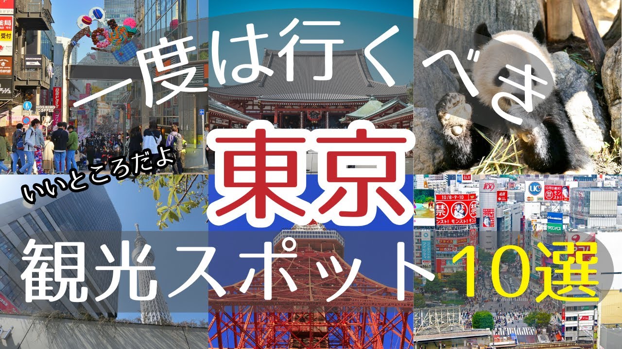 【東京】一度は行くべき観光スポット10選【初訪問の方必見】#東京 #旅行 #観光