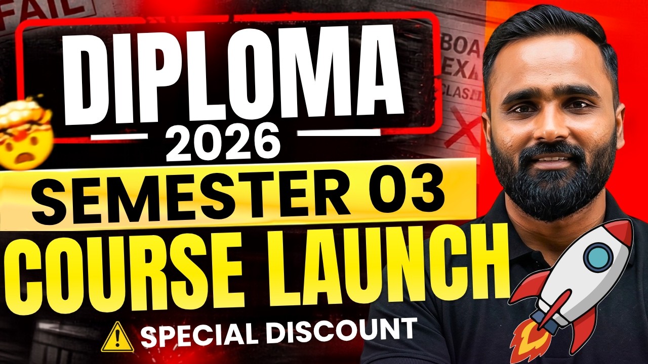 Diploma Semester 03 Course Launch |MSBTE |PRADEEP GIRI SIR