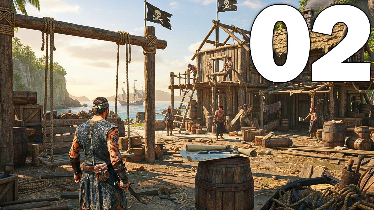 I Built My First Pirate House in This INSANE Survival Game