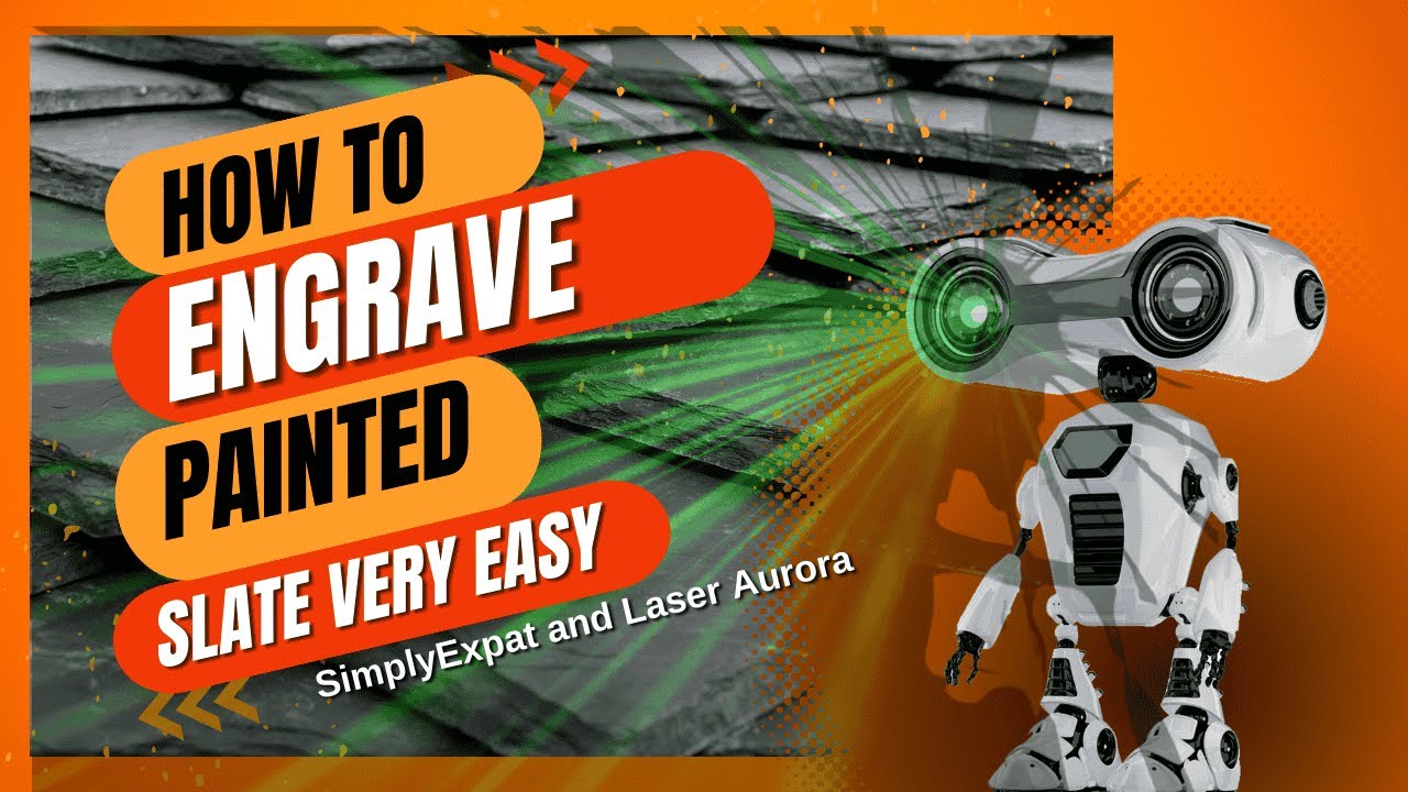 How to Laser Engrave Painted Slate with a 10W Diode Laser | Easy DIY #Tutorial! #lightburn