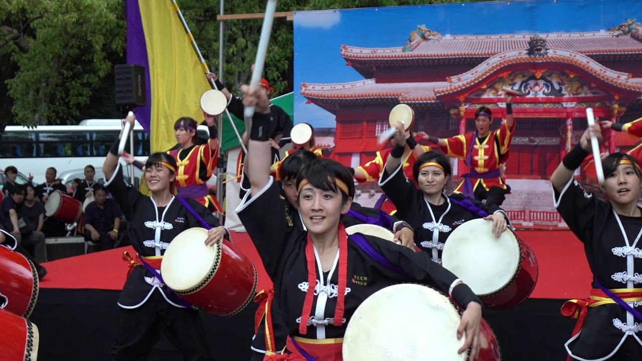 琉球國祭り太鼓（エイサーの夜 通常音声 '19.5.18-2）in OKINAWAまつり2019