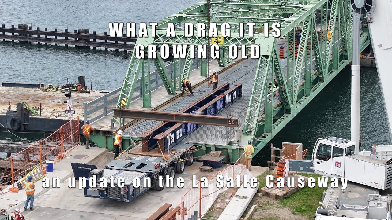 What a Drag it is growing old - an update on the La Salle Causeway lift bridge 4K