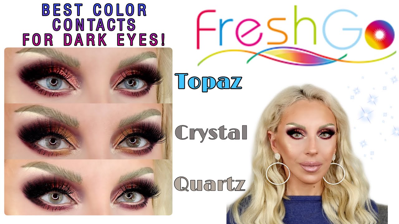FRESHGO COLOR CONTACTS, BEST CONTACTS FOR DARK EYES