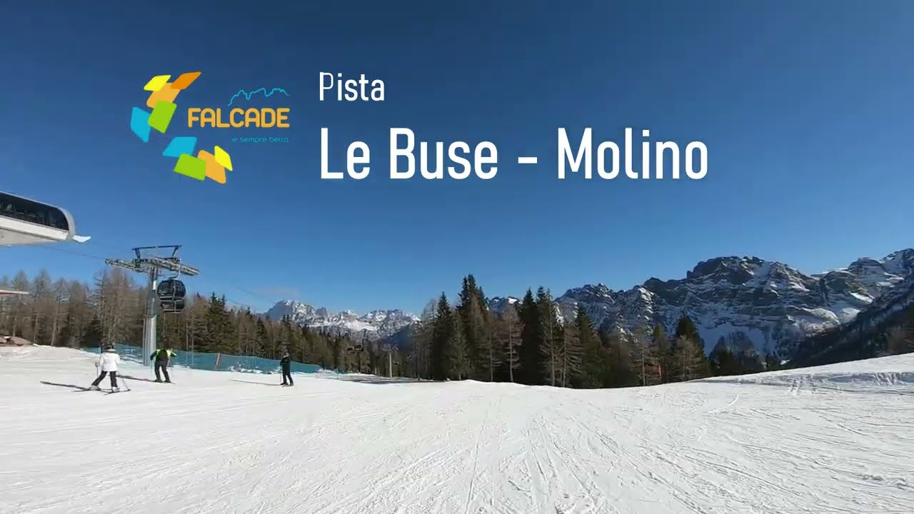 Pista Le Buse - Molino di Falcade #dolomitisuperski #visitagordino #falcade #dolomites #skiing