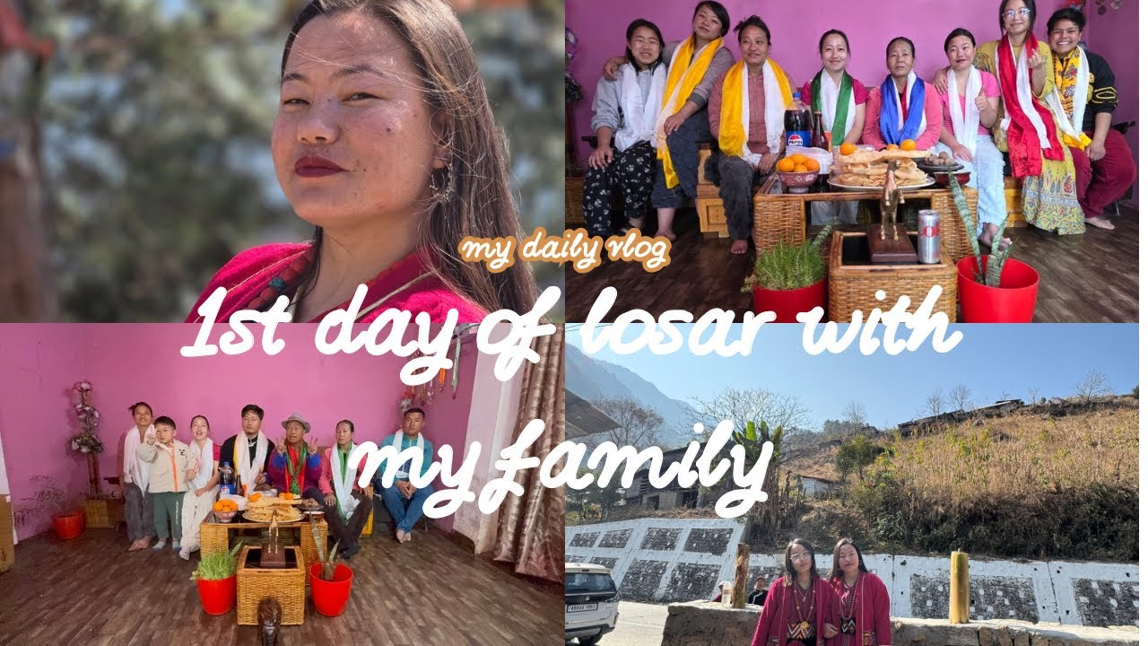 1st day of losar with my family|best moment of my life 🤗