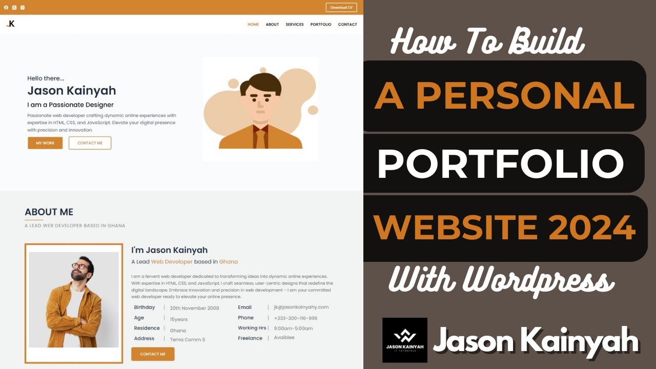 How To Make A Personal Portfolio Website For FREE  + SEO Tutorial