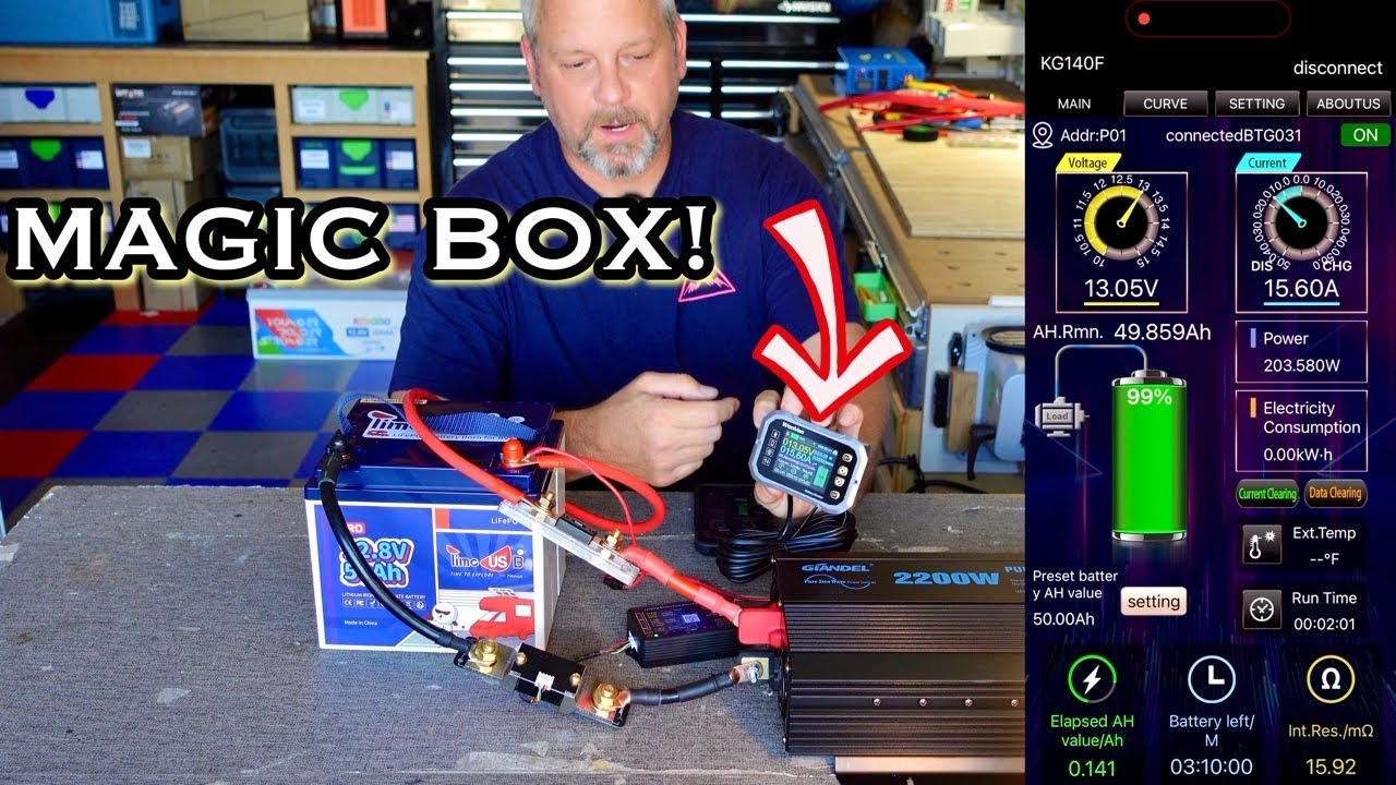 How to install a battery monitoring shunt - WovVon 400amp Bluetooth Battery Monitor