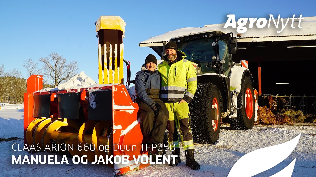 CLAAS ARION 660 og Duun TFP250 | Manuela og Jakob Lajos Volent