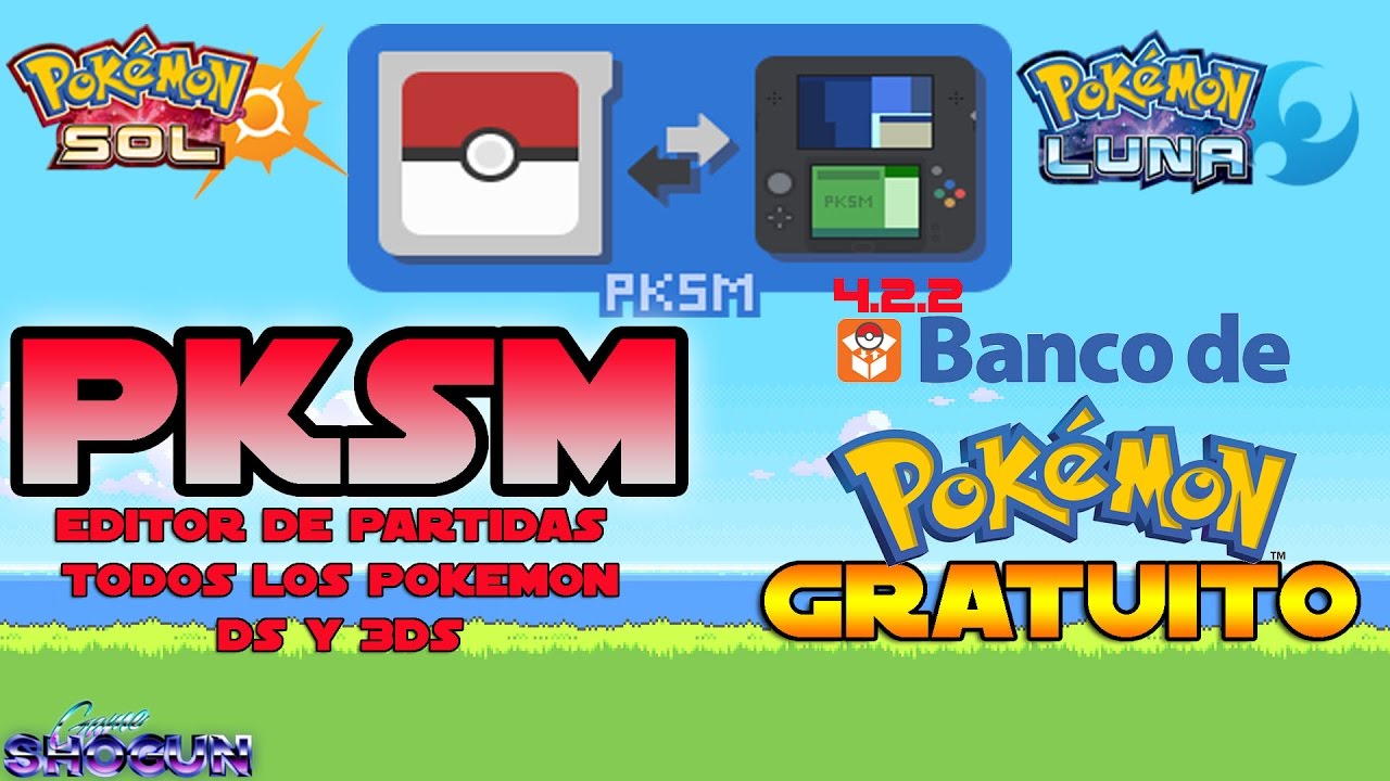 PKSM POKESAV + BANCO DE POKEMON GRATUITO Y TODOS LOS REGALOS MISTERIOSOS