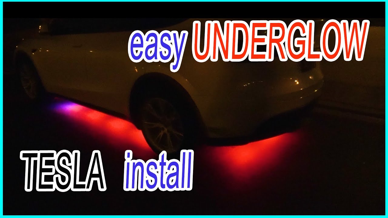 Underglow Installation | Tesla firewall | Accessory Power
