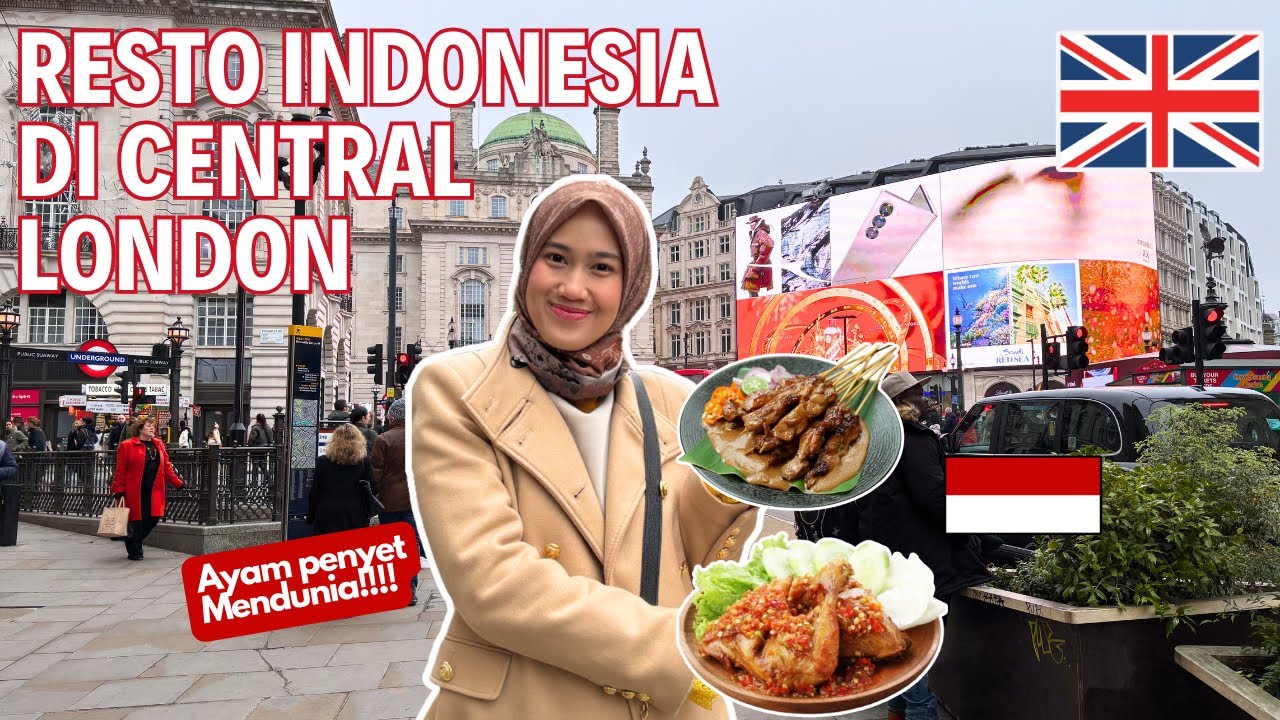 HUNTING RESTO INDONESIA DI LONDON?! Auto kangen tanah air 🇮🇩! AYAM PENYET SAMPAI CENDOL MENDUNIA 🚀🌎