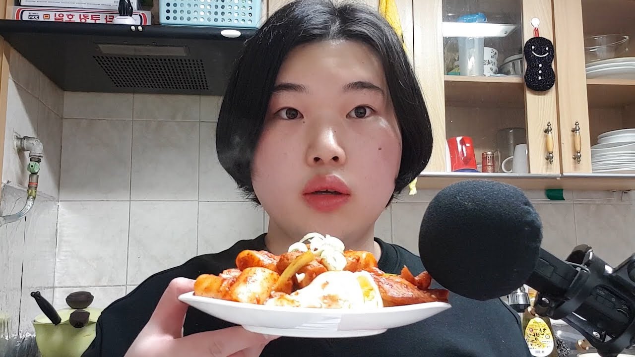 떡볶이 만들어 먹는 뚠뚠이 ASMR