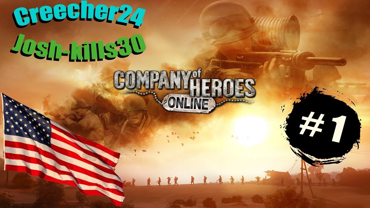 Company of Hero's: Game 1 - Co-op - w/ Commentary (HD)