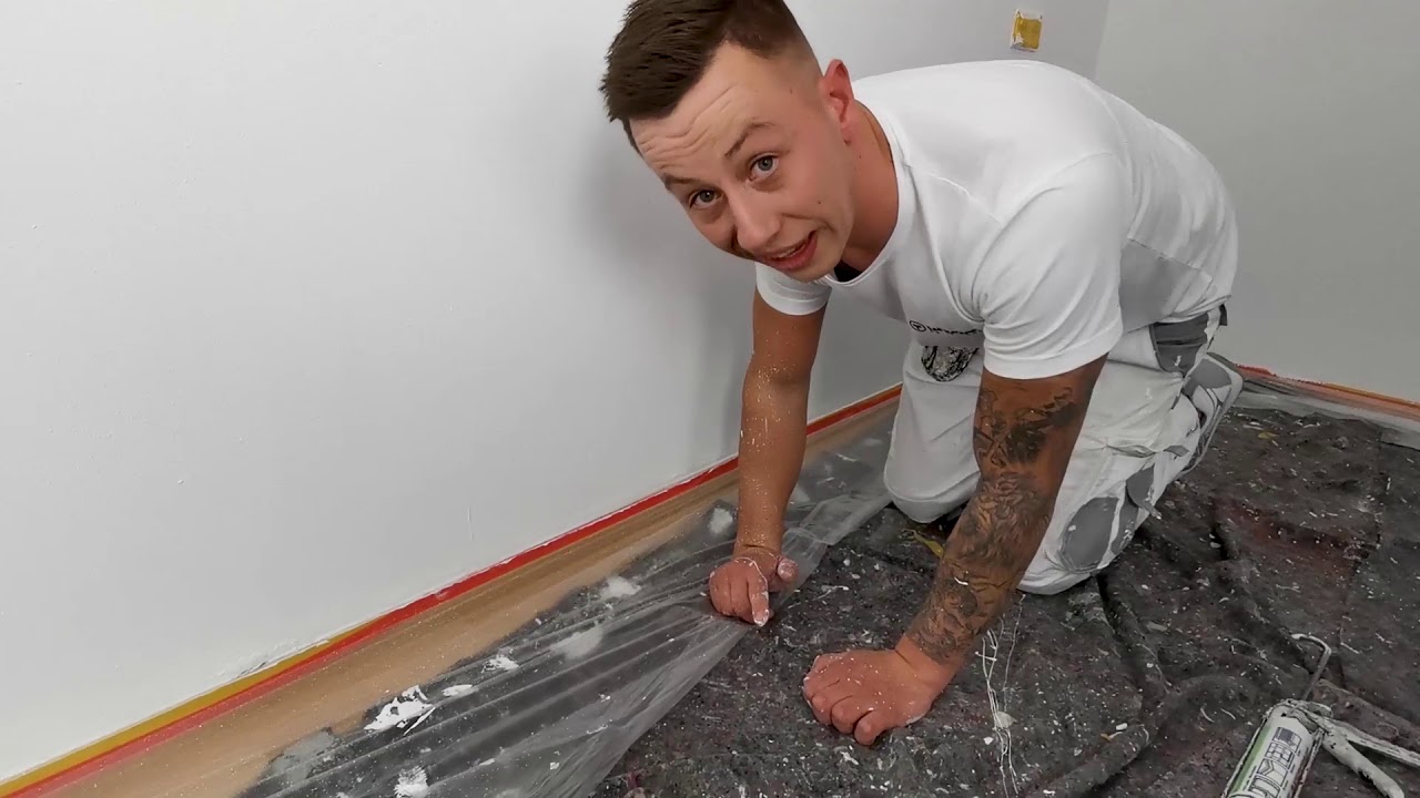 Streichen Tipps für Anfänger 10/11 acrylfuge ziehen Sockelleisten ⬅️⚠️