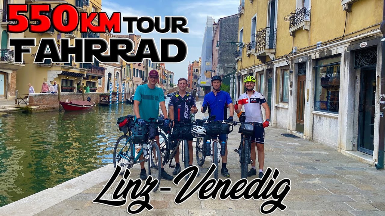 550km mit dem Fahrrad ⎢ Von Linz nach Venedig ⎢ Bikepacking Abenteuer Tour ⎢