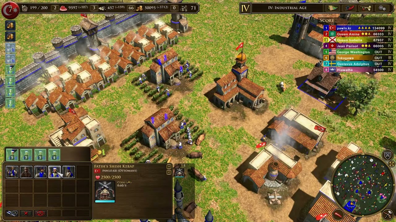 Age of Empires III  Definitive Edition - Tryb: Deathmatch - Turcy na wielkich równinach! - 2/2