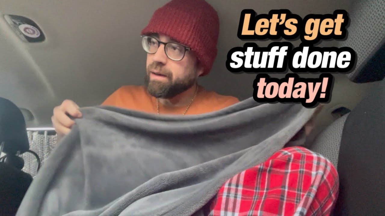 Living in my Car | Doing Laundry | Cardio in the Gym | Making Money 🧺🏃‍♂️💰