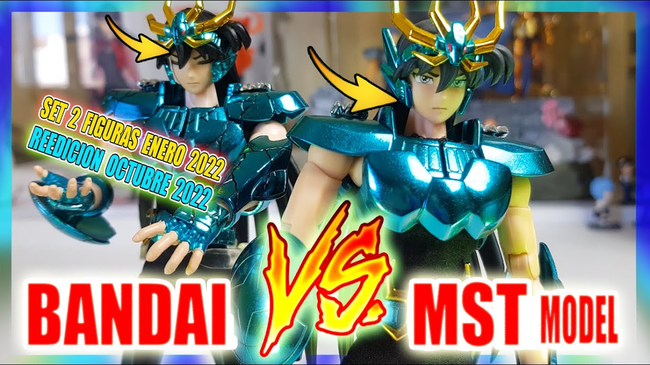Saint Seiya DRAGON v2 MST vs BANDAI ⇡ FIGURON43 ⇣ Shiryu