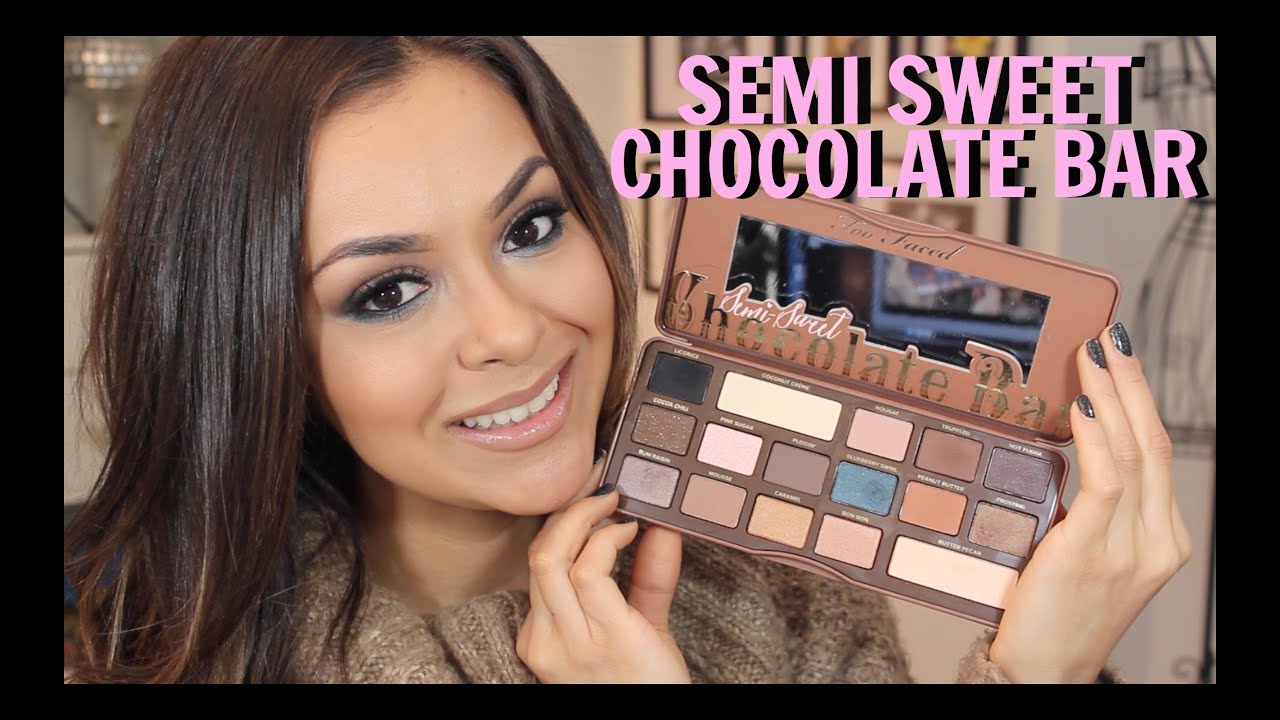 Too Faced Semi Sweet Chocolate Bar First Impression + Tutorial - TrinaDuhra
