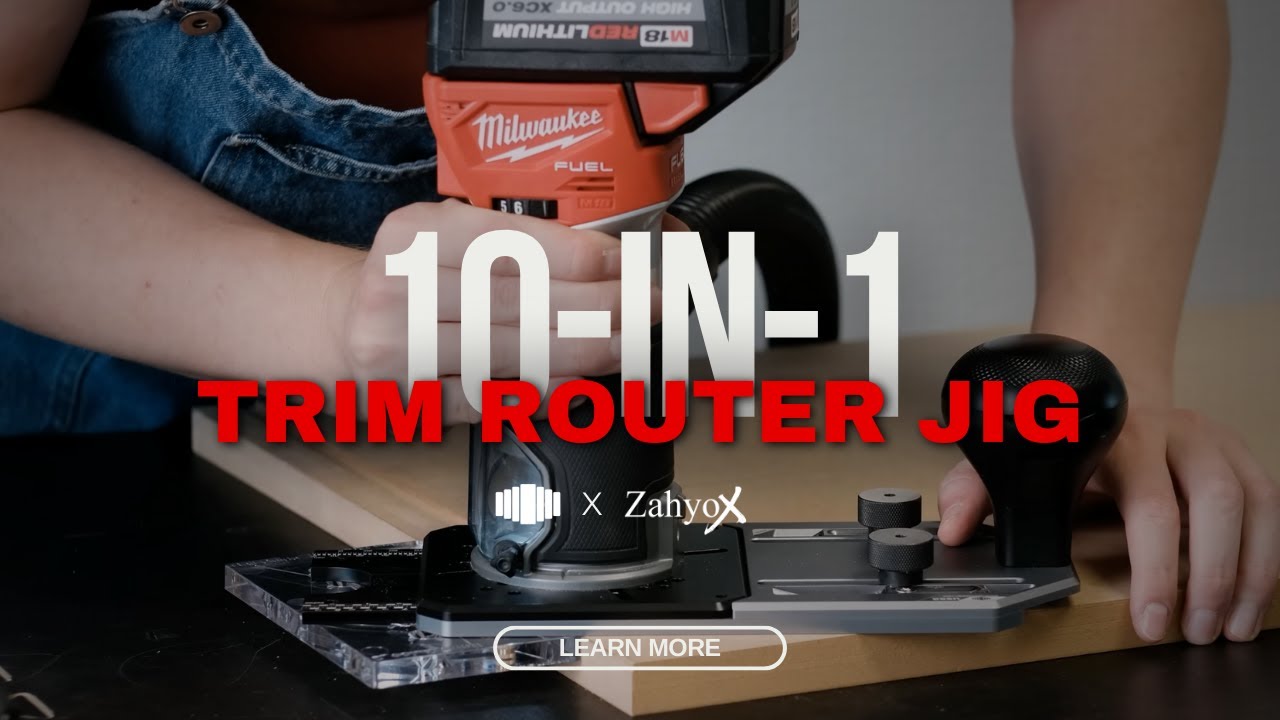 10-in-1 Trim Router Jig - Save Your Workshop Space & Cost