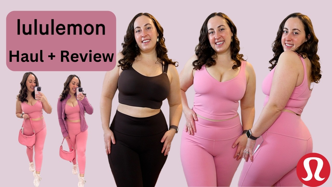 Lululemon Midsize Try On Haul | Aligns, Wunder Train, DD Bras, and New Bags! | Size 10
