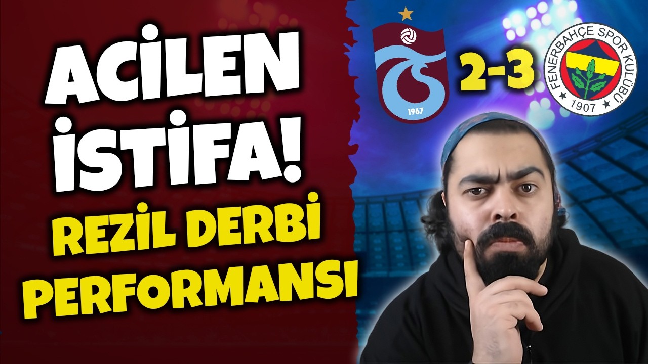 FIRTINA'NIN İSMİ KALDI! TRABZONSPOR: 2 - FENERBAHÇE 3 MAÇ SONU YORUMLARI