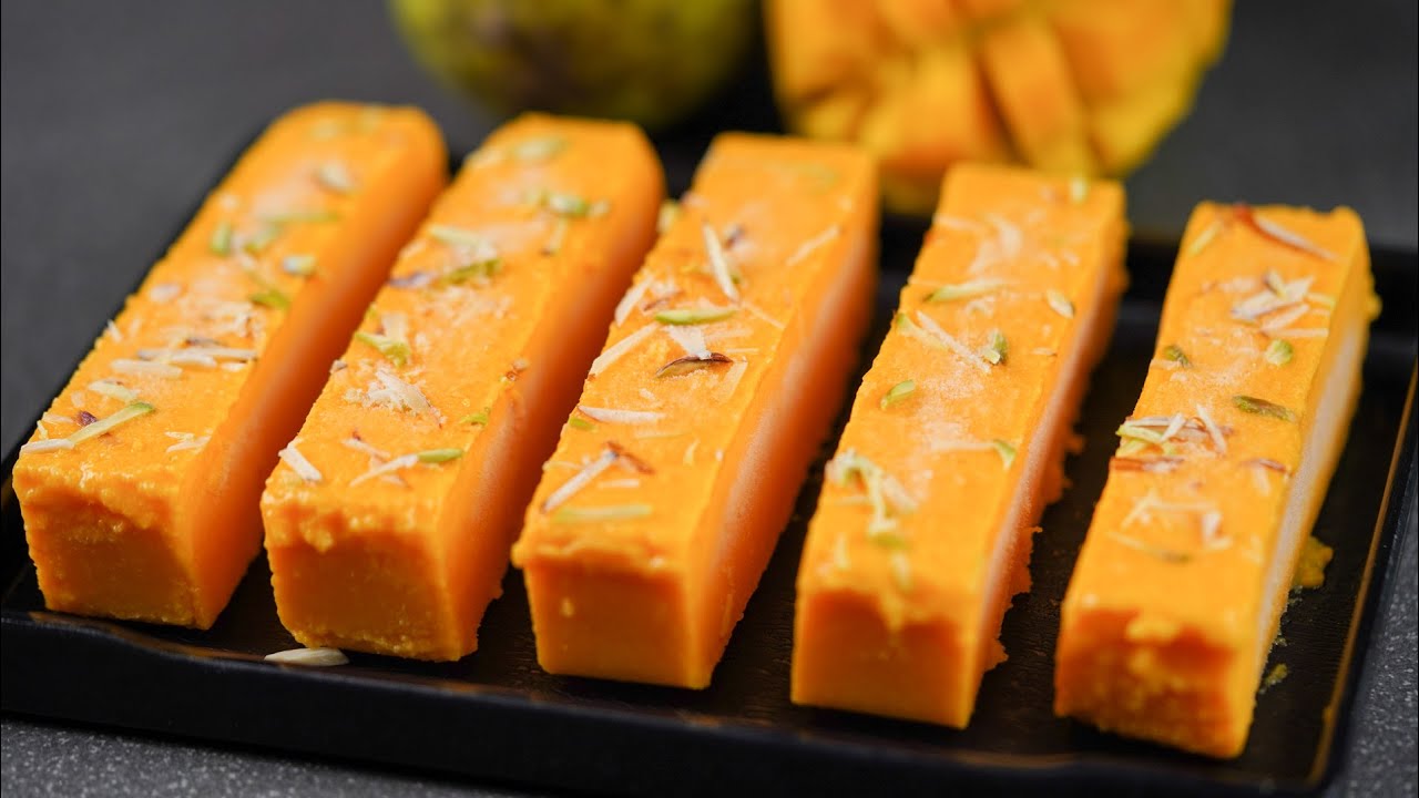 MANGO BREAD KULFI RECIPE | MANGO KULFI ICE CREAM | MANGO ICE CREAM RECIPE | N'Oven