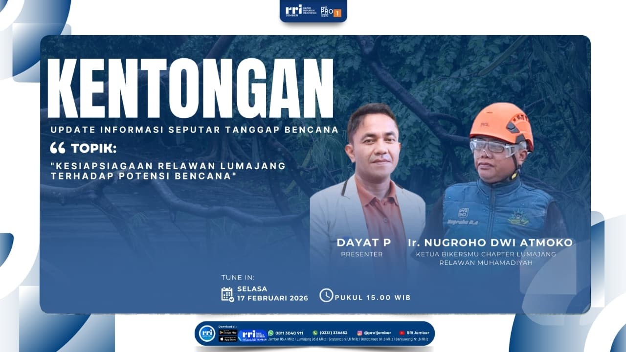 DIALOG KENTONGAN | KESIAPSIAGAAN RELAWAN LUMAJANG TERHADAP POTENSI BENCANA