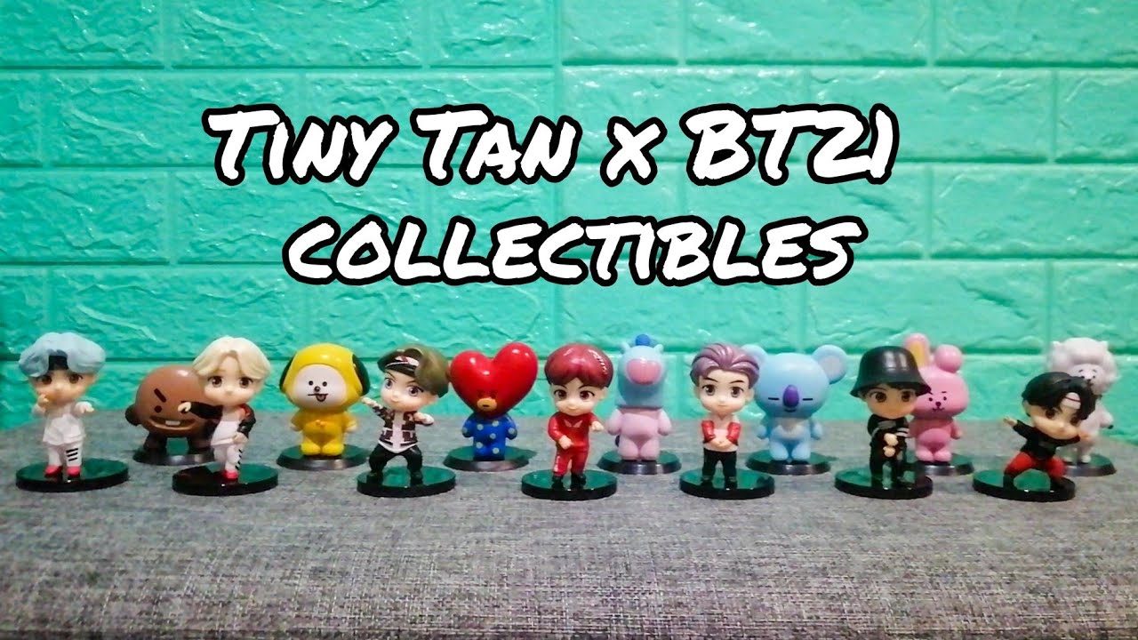 BTS TINY TAN AND BT21 SET FIGURINE COLLECTIBLES