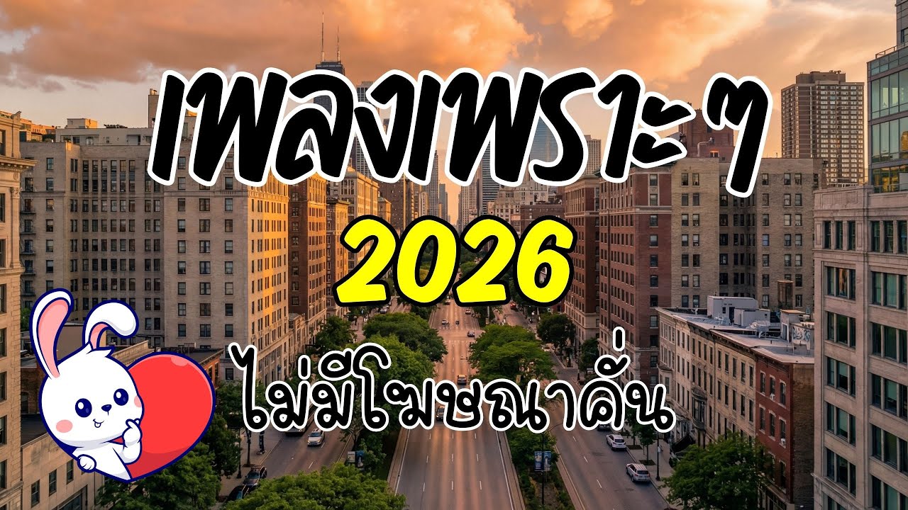 รวมเพลงเพราะๆ ฟังสบาย 2026 [Vol.09] 🎧 ฟังยาวๆ ต่อเนื่อง 🎸(ไม่มีโฆษณาคั่น) | กระต่ายอ้วน ชวนฟัง 🐰