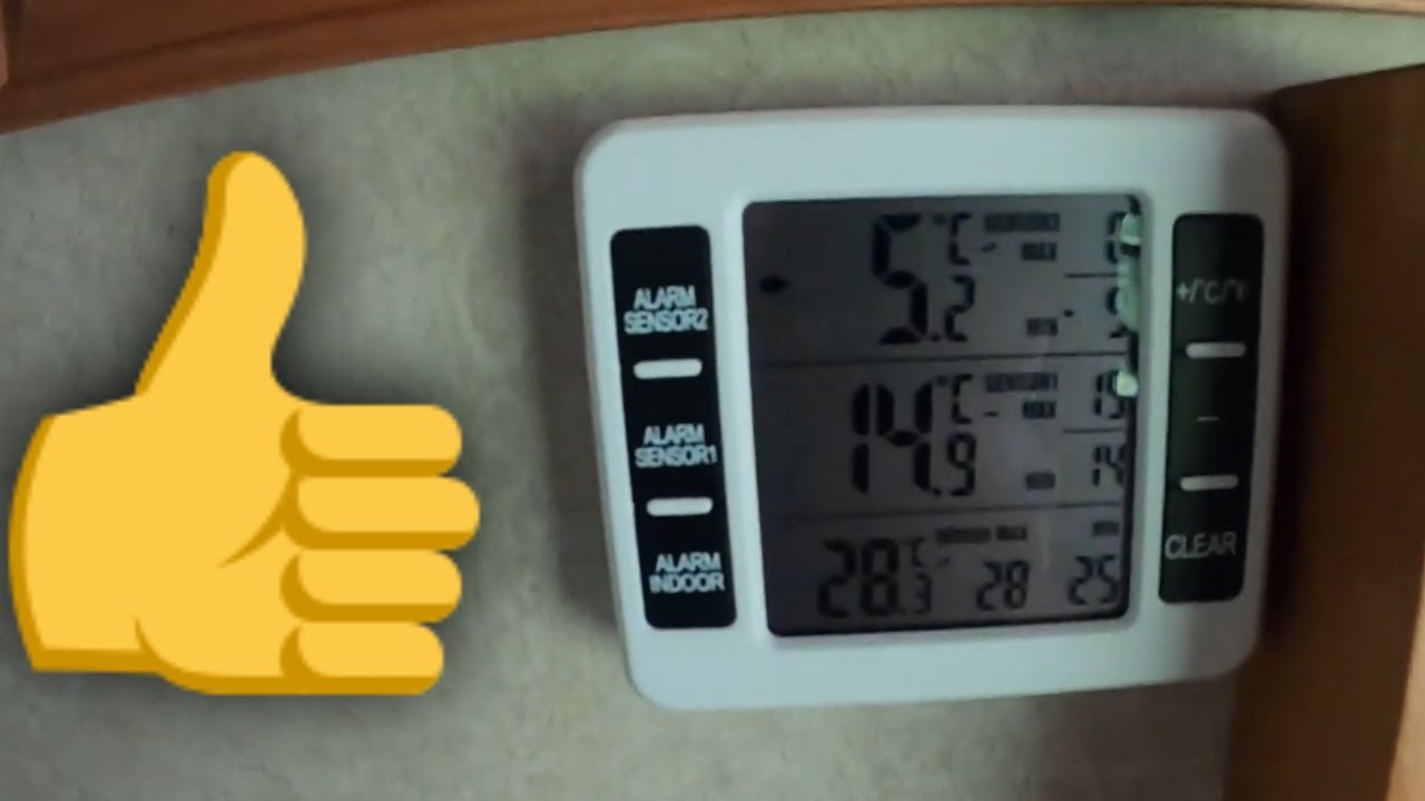 Wireless Monitoring RV Fridge & Freezer Temperature