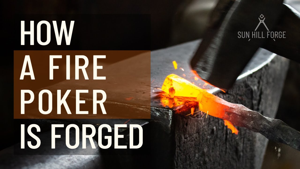 Blacksmithing : Forging a Fire Poker with a Twist