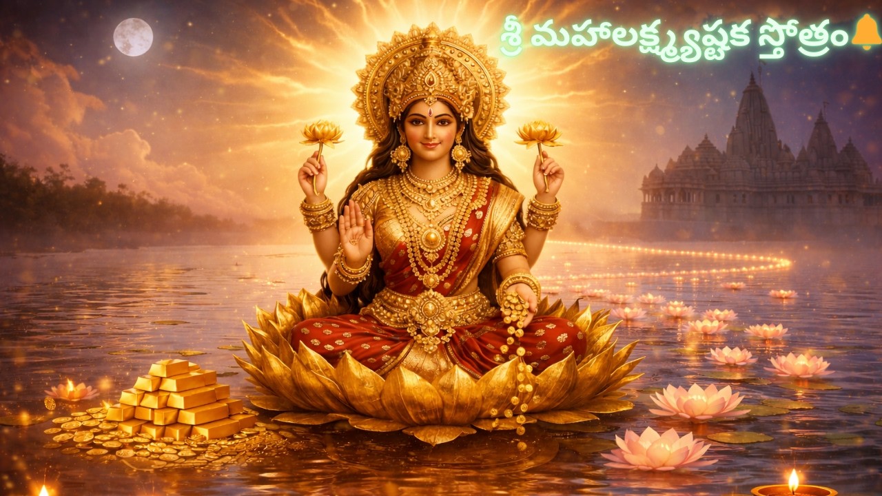 శ్రీ మహాలక్ష్మ్యష్టక స్తోత్రం🔔🌸🪔#bhakti #song #hindudevotional
