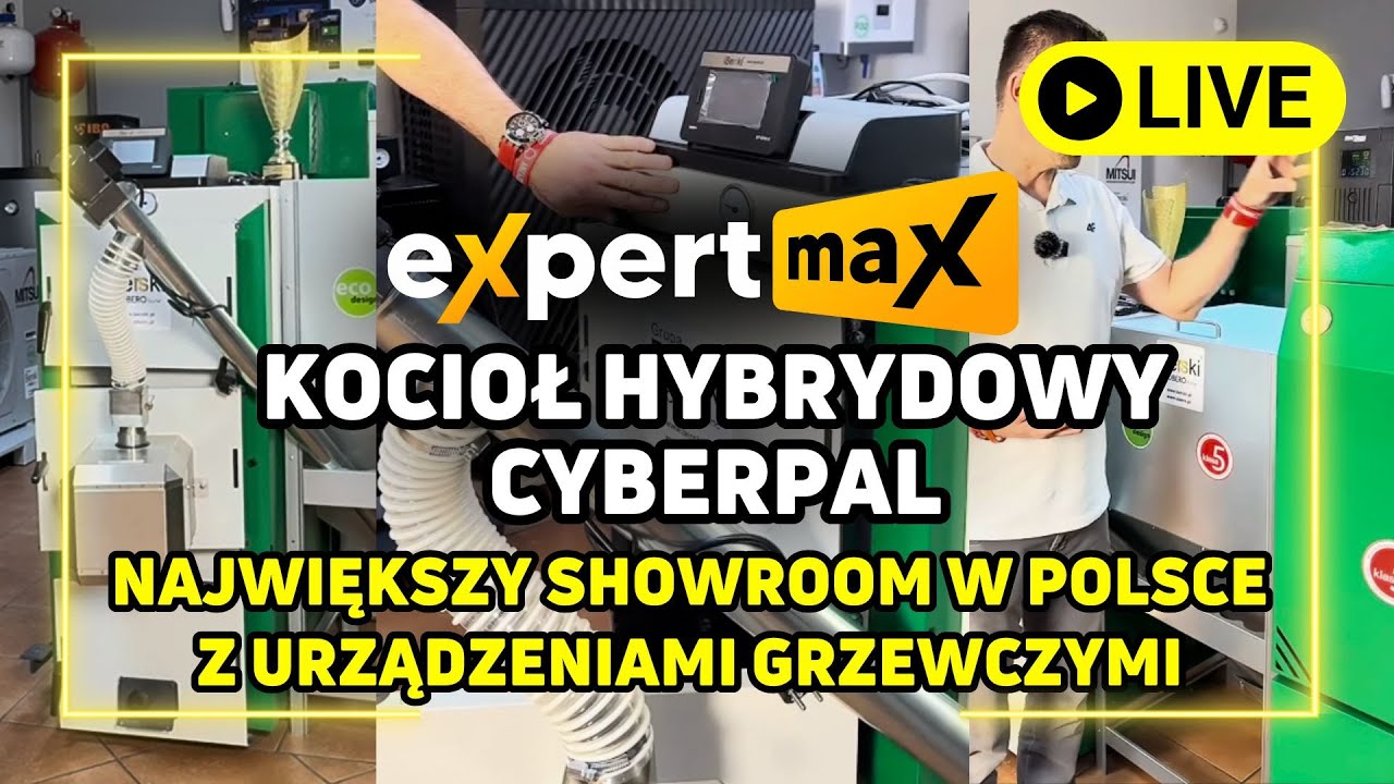 Kocioł hybrydowy CyberPal + największy showroom w Polsce z urządzeniami grzewczymi 🔥 - ExpertMax